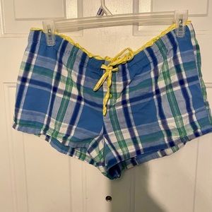 Soft Plaid Pajama Shorts